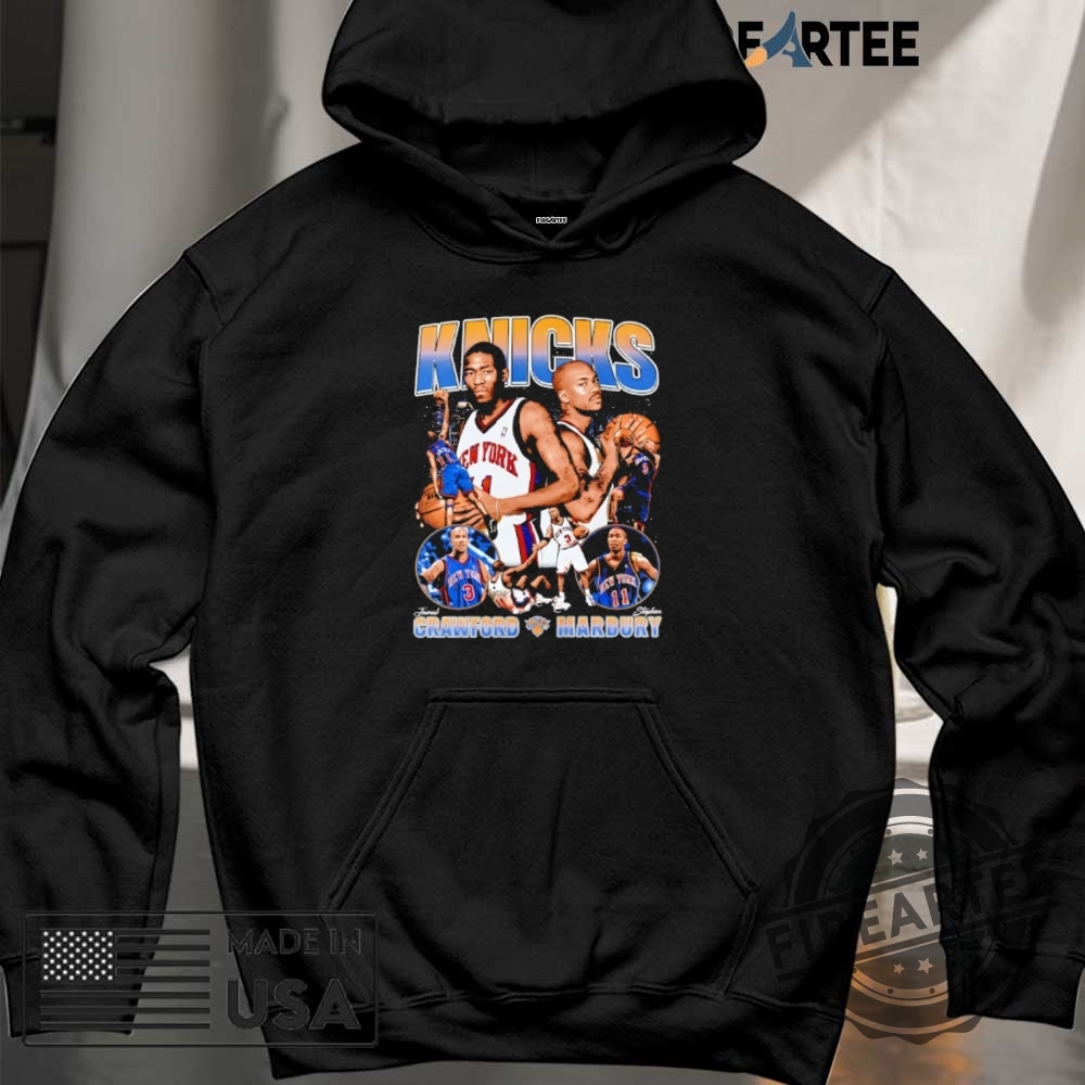 New York Knicks Stephon Marbury And Jamal Crawford Graphic Shirt 6 New York Knicks Stephon Marbury and Jamal Crawford graphic shirt