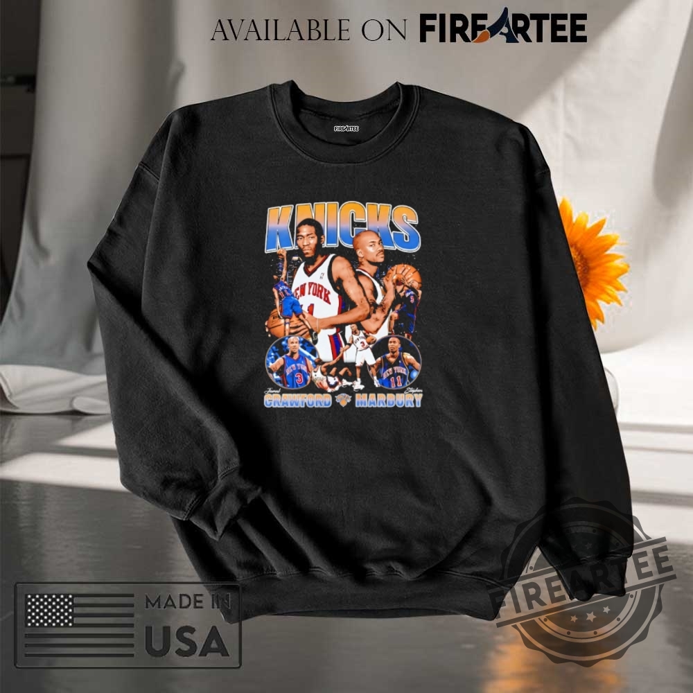 New York Knicks Stephon Marbury And Jamal Crawford Graphic Shirt 7 New York Knicks Stephon Marbury and Jamal Crawford graphic shirt