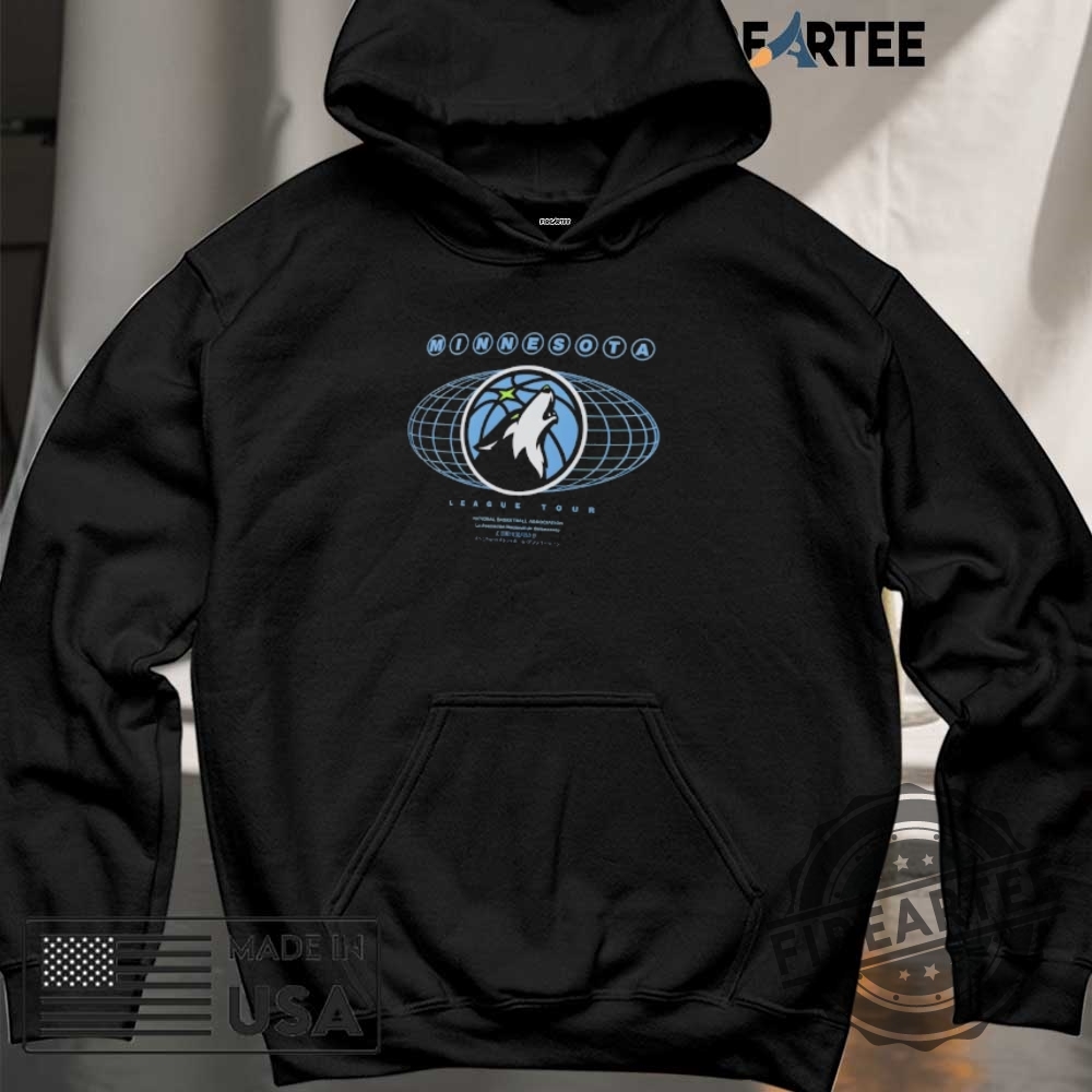 Minnesota Timberwolves Prematch Ritual League Tour Shirt 6 Minnesota Timberwolves PreMatch Ritual League Tour shirt
