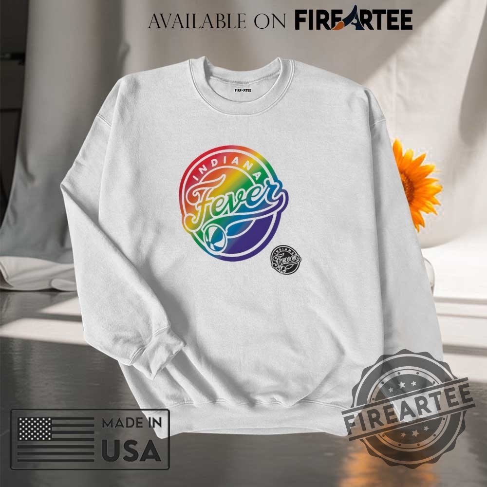 Indiana Fever Basketball Pride Logo Shirt 7 Indiana Fever Basketball pride logo shirt