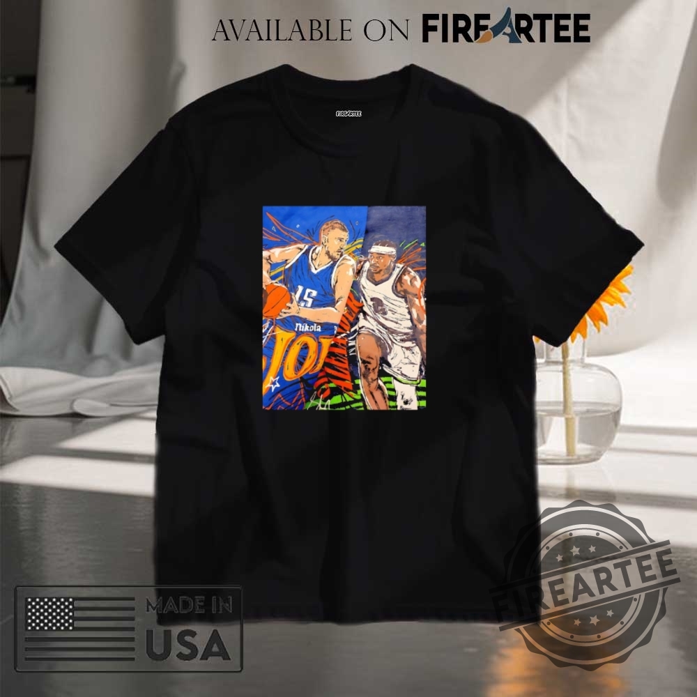 Nikola-Jokic-Denver-Nuggets-Vs-Shai-Gilgeousalexander-Okc-Thunder-Game-7-Comic-Shirt-fireartee_1
