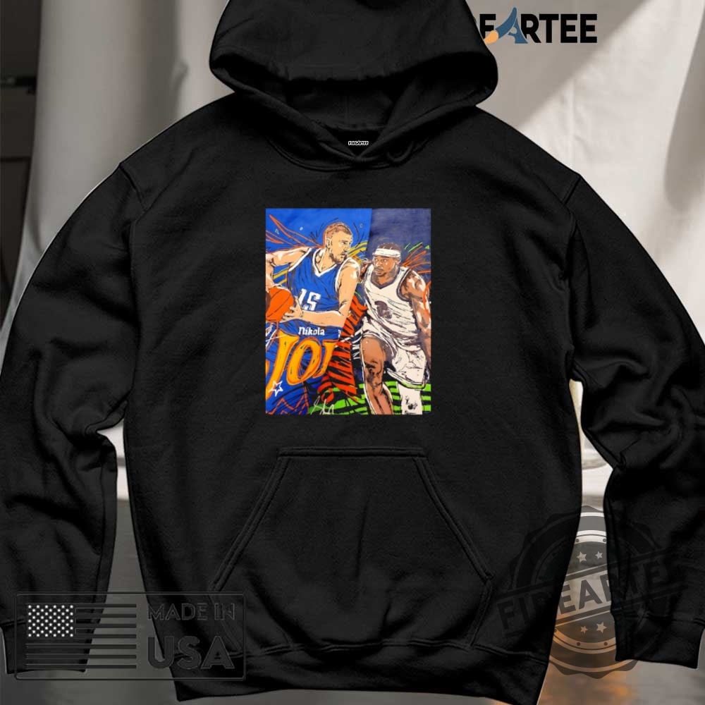Nikola Jokic Denver Nuggets Vs Shai Gilgeousalexander Okc Thunder Game 7 Comic Shirt 6 Nikola Jokic Denver Nuggets vs Shai Gilgeous-Alexander OKC Thunder Game 7 comic shirt