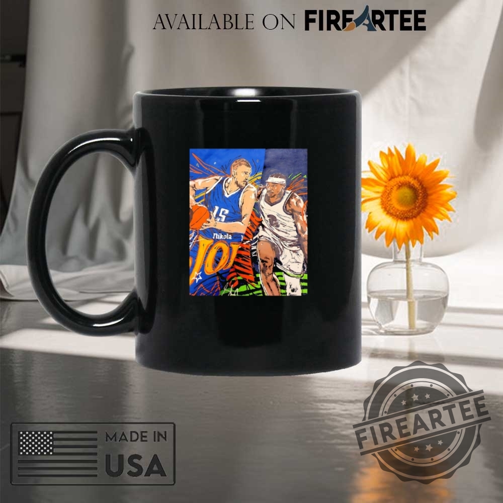 Nikola Jokic Denver Nuggets Vs Shai Gilgeousalexander Okc Thunder Game 7 Comic Shirt 8 Nikola Jokic Denver Nuggets vs Shai Gilgeous-Alexander OKC Thunder Game 7 comic shirt