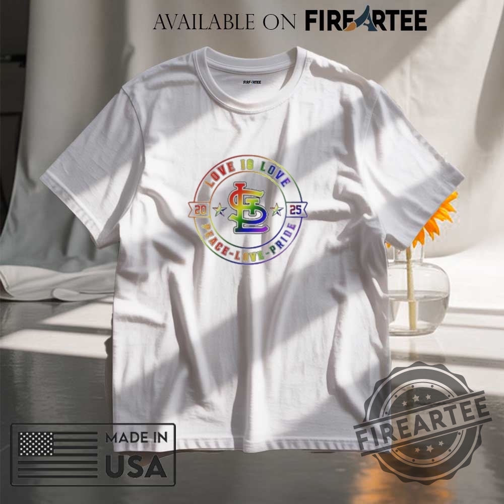 St. Louis Cardinals X Pride Month Love Is Love Baseball 2025 Shirt