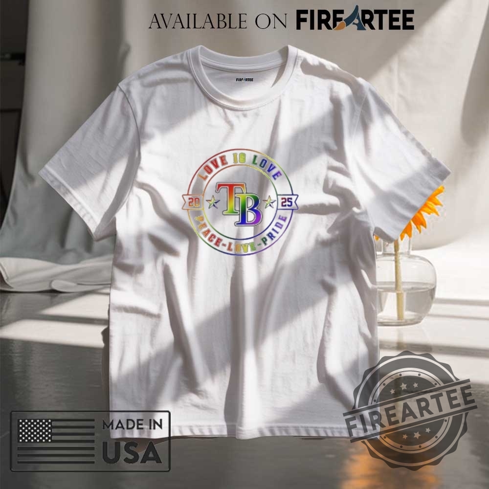 Tampa Bay Rays X Pride Month Love Is Love Baseball 2025 Shirt