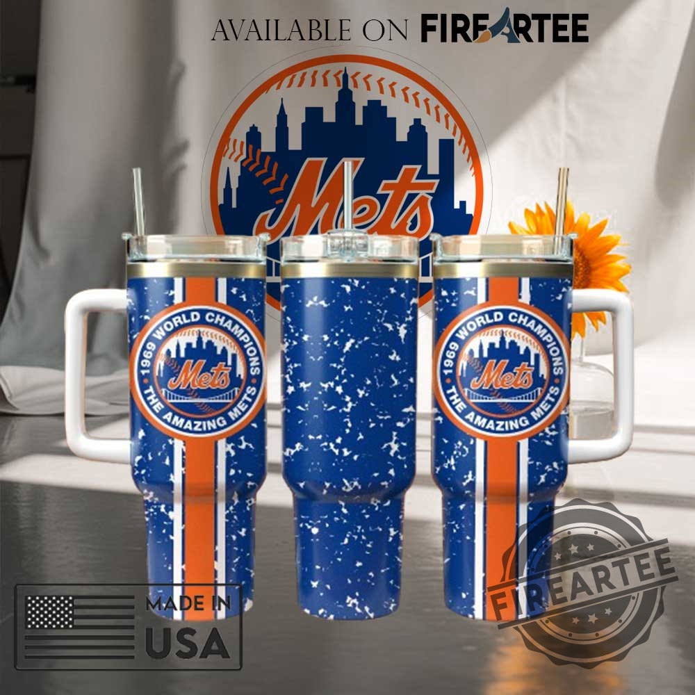 "Top Personalized New York Baseball Tumblers for Passionate Fans" 4 New York Mets 1969 World Champions Tumbler Retro Baseball Travel Mug