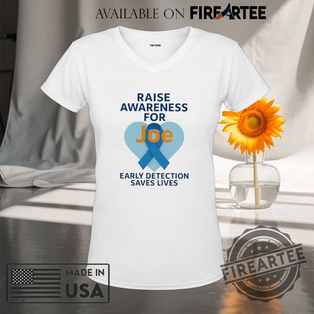 Raise Awareness For Joe Biden Early Detection Saves Lives Shirt 9 Raise awareness for Joe Biden early detection saves lives shirt