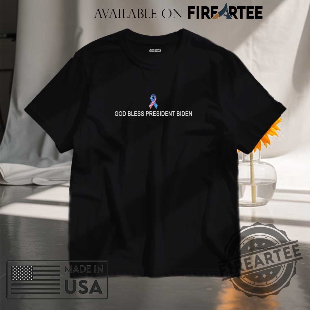 "Top Joe Biden Cancer Awareness Shirts for Prostate Cancer Support" 16 God Bless President Biden Usa Cancer Ribbon Tshirts