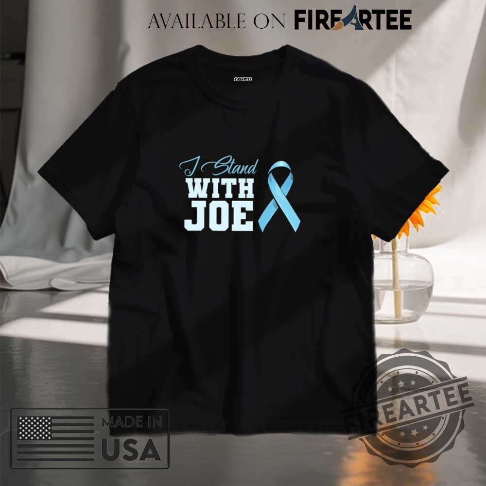 "Top Joe Biden Cancer Awareness Shirts for Prostate Cancer Support" 18 I Stand With Joe Biden Cancer 2025 Shirt