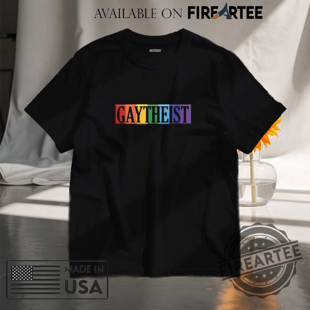 "Top Joe Biden Cancer Awareness Shirts for Prostate Cancer Support" 21 Gaytheist For Lgbtq Pride Shirt