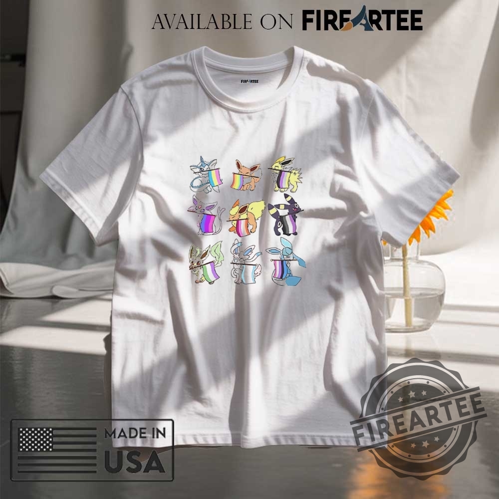 Lgbt Pokemon Eeveelutions Pride Shirt