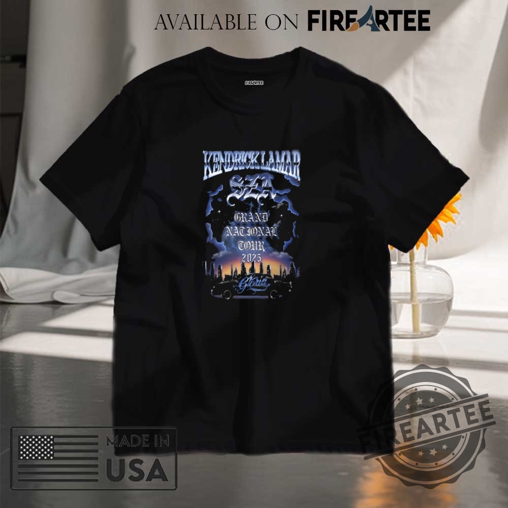 Grand National Tour Kendrick Lamar Sza 2025 Poster Shirt