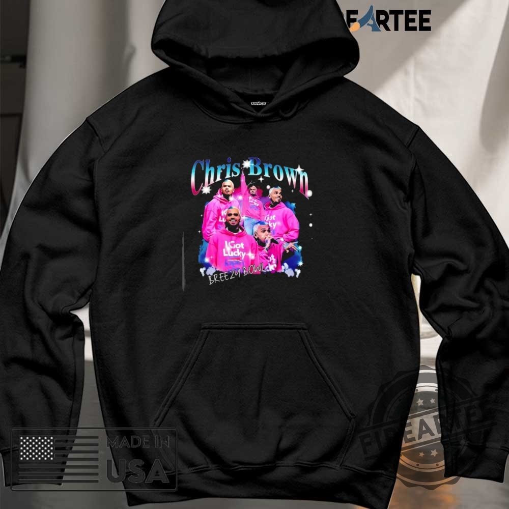 Chris Brown Breezy Bowl Xx I Got Lucky Graphic Shirt 6 Chris Brown Breezy Bowl XX I got lucky graphic shirt