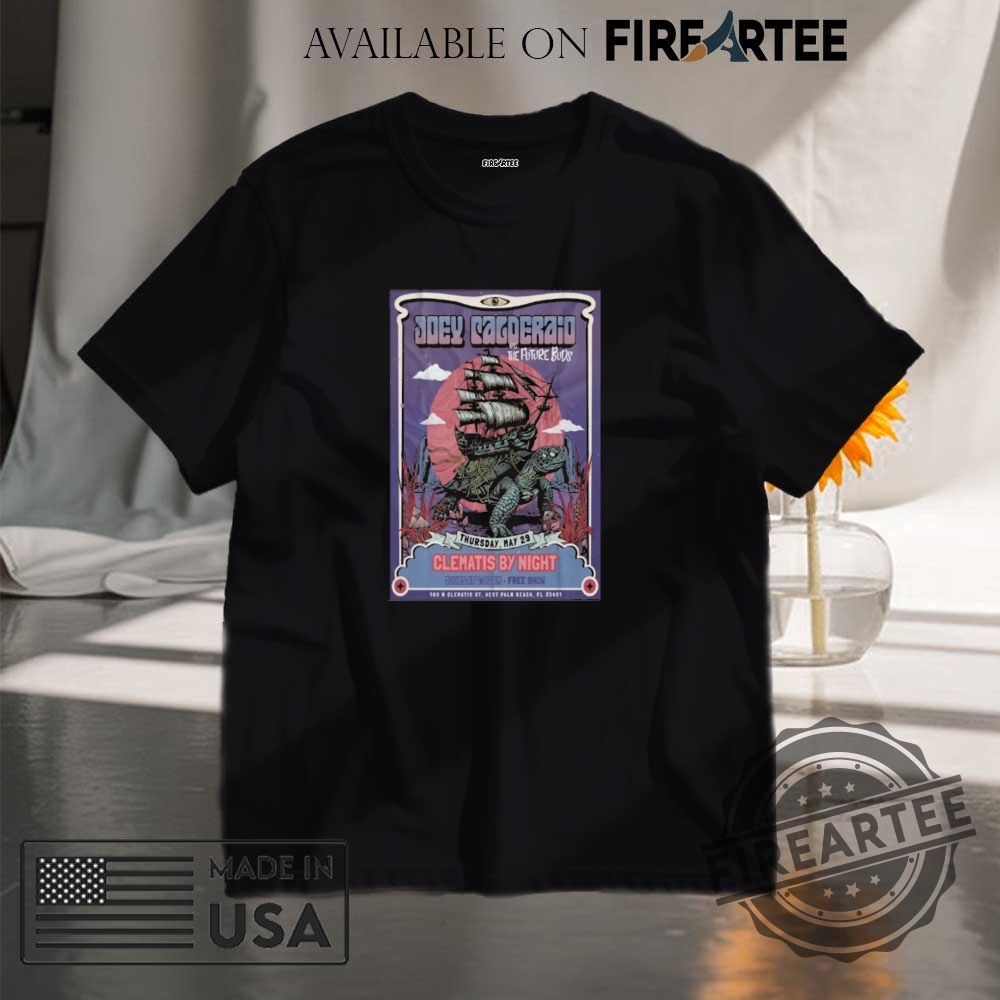 "Top Graphic Tees and Tour Shirts for Music Fans in 2025" 4 Joey Calderaio At Waterfront Clematis On May 29 2025 Poster Shirt
