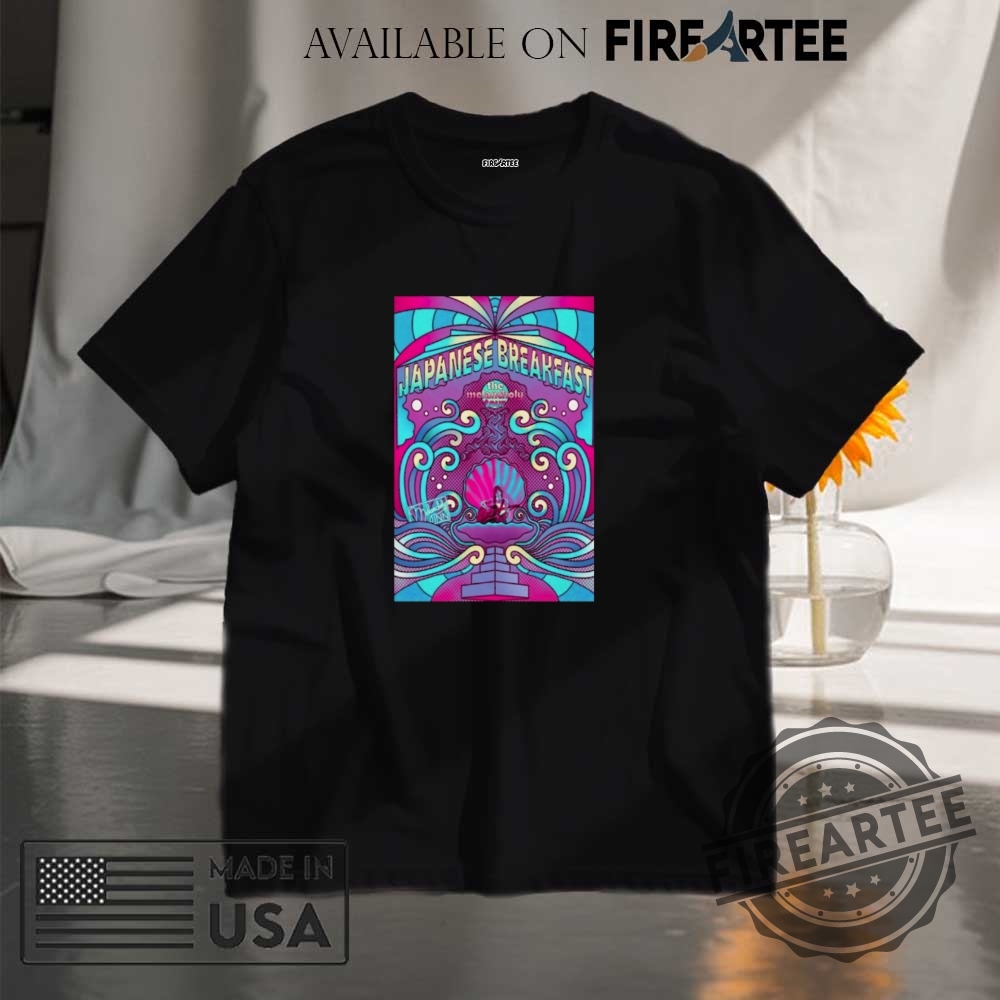 "Top Graphic Tees and Tour Shirts for Music Fans in 2025" 10 Japanese Breakfast The Melancholy Tour 2025 Poster Shirt