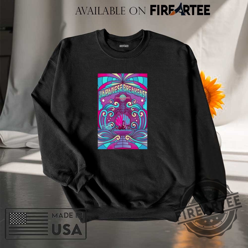 Japanese Breakfast The Melancholy Tour 2025 Poster Shirt 7 Japanese Breakfast The Melancholy Tour 2025 Poster Shirt