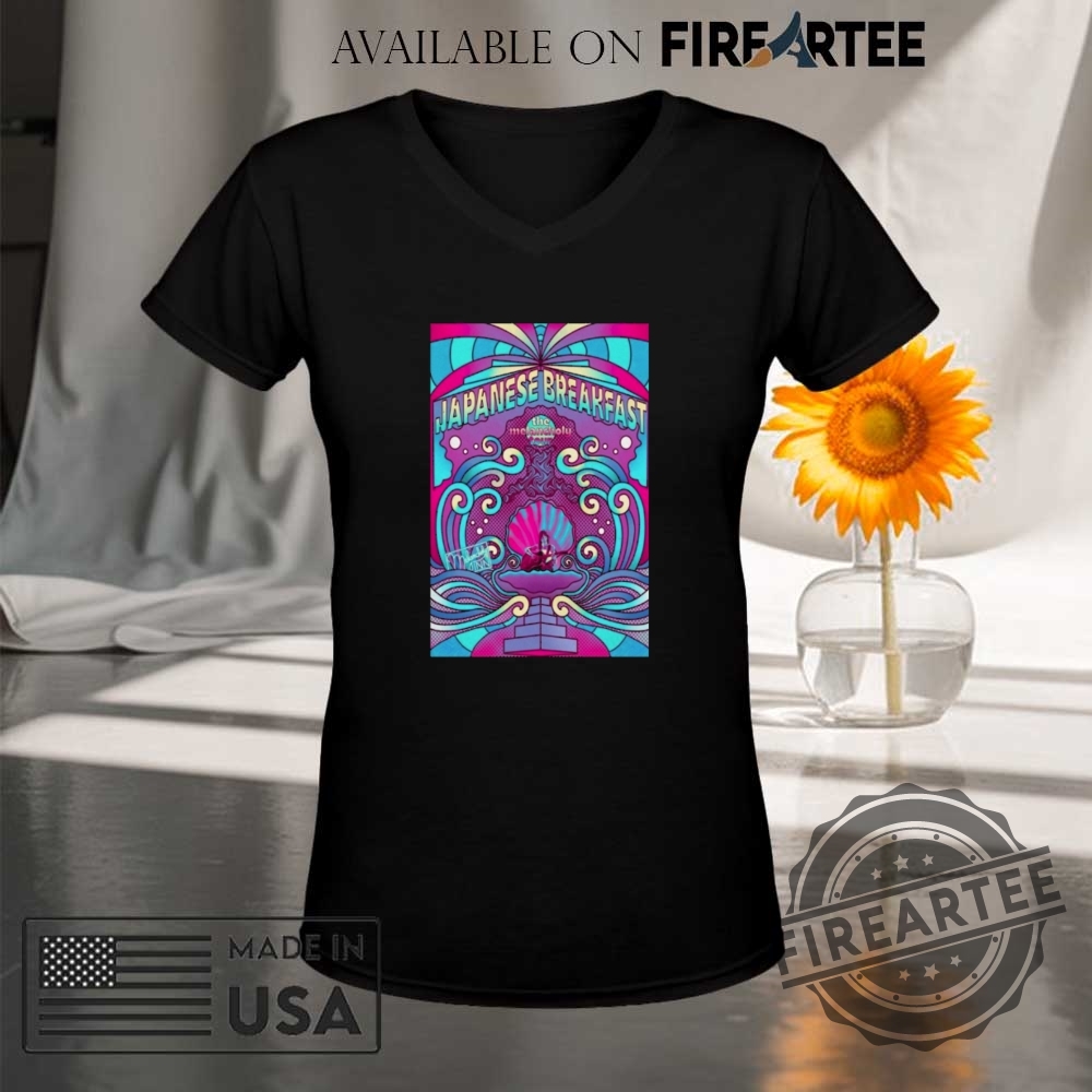 Japanese Breakfast The Melancholy Tour 2025 Poster Shirt 9 Japanese Breakfast The Melancholy Tour 2025 Poster Shirt