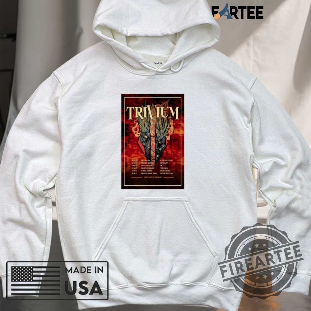 Trivium Uk And Eu Summer Tour 2025 Shirt 6 Trivium UK And EU Summer Tour 2025 Shirt