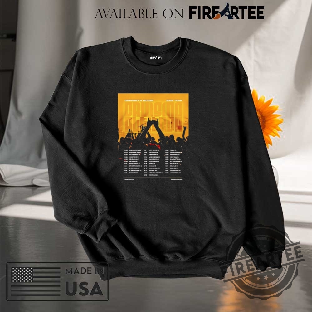 Umphreys Mcgee 2025 Tour Dates List From May To September Kicks Off In Isle Of Palms Sc On May 22 2025 Shirt 7 Umphrey’s McGee 2025 Tour Dates List From May To September Kicks Off In Isle of Palms SC On May 22 2025 shirt