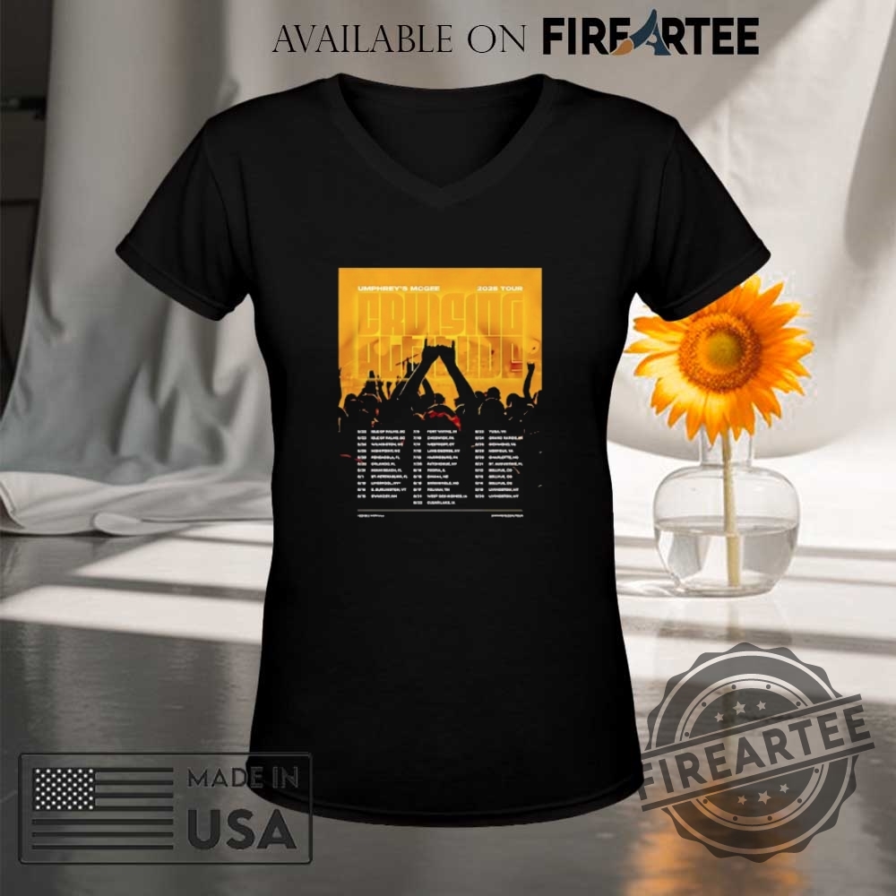 Umphreys Mcgee 2025 Tour Dates List From May To September Kicks Off In Isle Of Palms Sc On May 22 2025 Shirt 9 Umphrey’s McGee 2025 Tour Dates List From May To September Kicks Off In Isle of Palms SC On May 22 2025 shirt