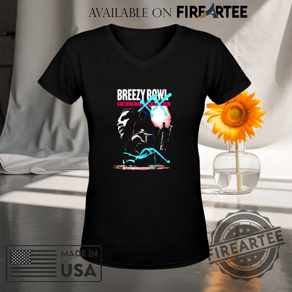 Chris Brown Breezy Bowl Xx Crew Shirt 9 Chris Brown Breezy Bowl XX crew shirt