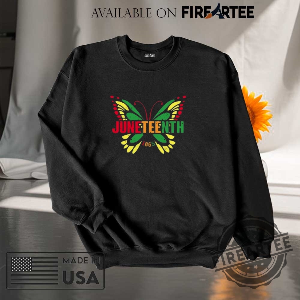 Juneteenth Butterfly 1896 Butterfly 2025 Black Independence Day Shirt 7 Juneteenth Butterfly 1896 Butterfly 2025 Black Independence Day Shirt