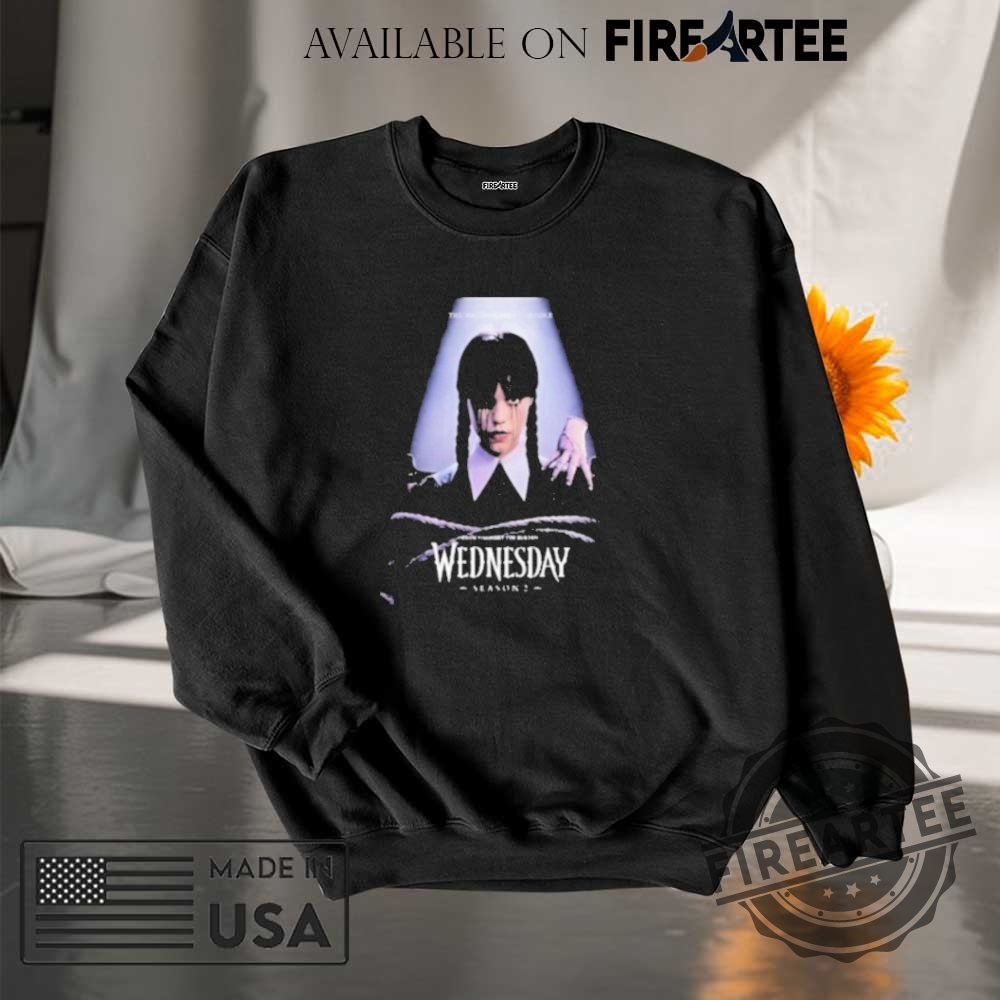 Wednesday Season 2 Netflix From Visionary Tim Burton The Wait Has Been Torture Shirt 7 Wednesday Season 2 Netflix From Visionary Tim Burton The Wait Has Been Torture Shirt