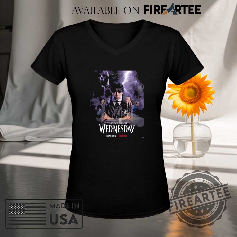 Wednesday Season 2 Concept Poster Shirt 9 Wednesday Season 2 Concept Poster Shirt