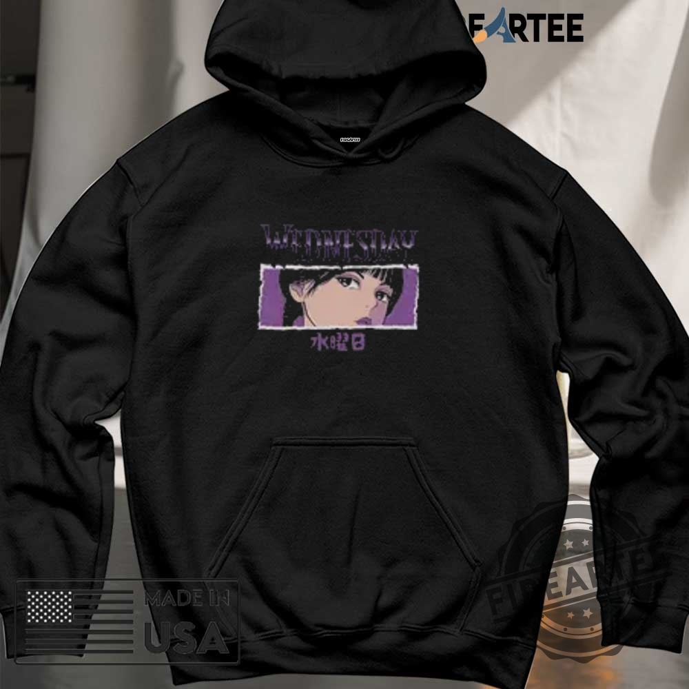 Wednesday Addams Anime Style Shirt 6 Wednesday Addams Anime Style Shirt