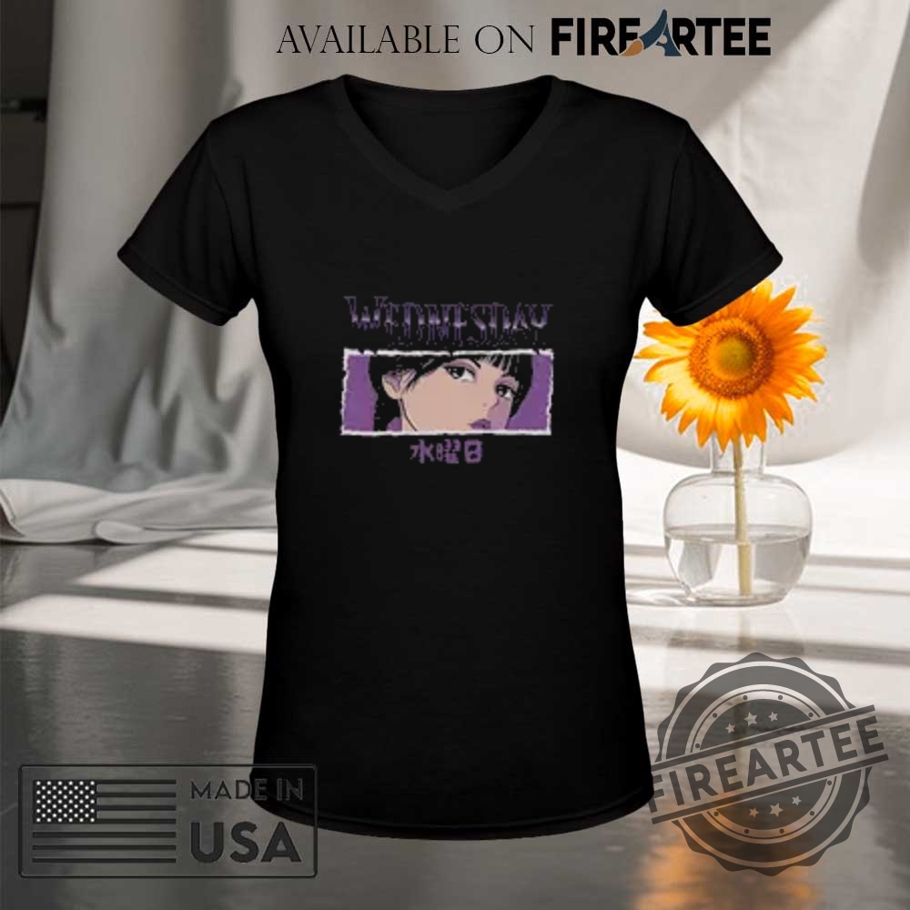 Wednesday Addams Anime Style Shirt 9 Wednesday Addams Anime Style Shirt