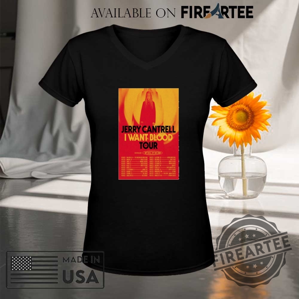 Jerry Cantrell I Want Blood Tour 2025 Shirt 9 Jerry Cantrell I Want Blood Tour 2025 Shirt