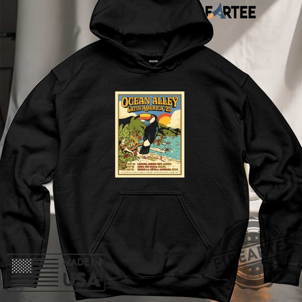 Ocean Alley Latin America Tour 2025 Poster Shirt 6 Ocean Alley Latin America Tour 2025 Poster Shirt