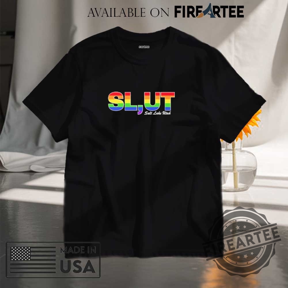 "Top 5 Must-Have Wednesday and Post Malone Inspired Shirts" 19 Slut Salt Lake Utah Lgbt Pride Shirt