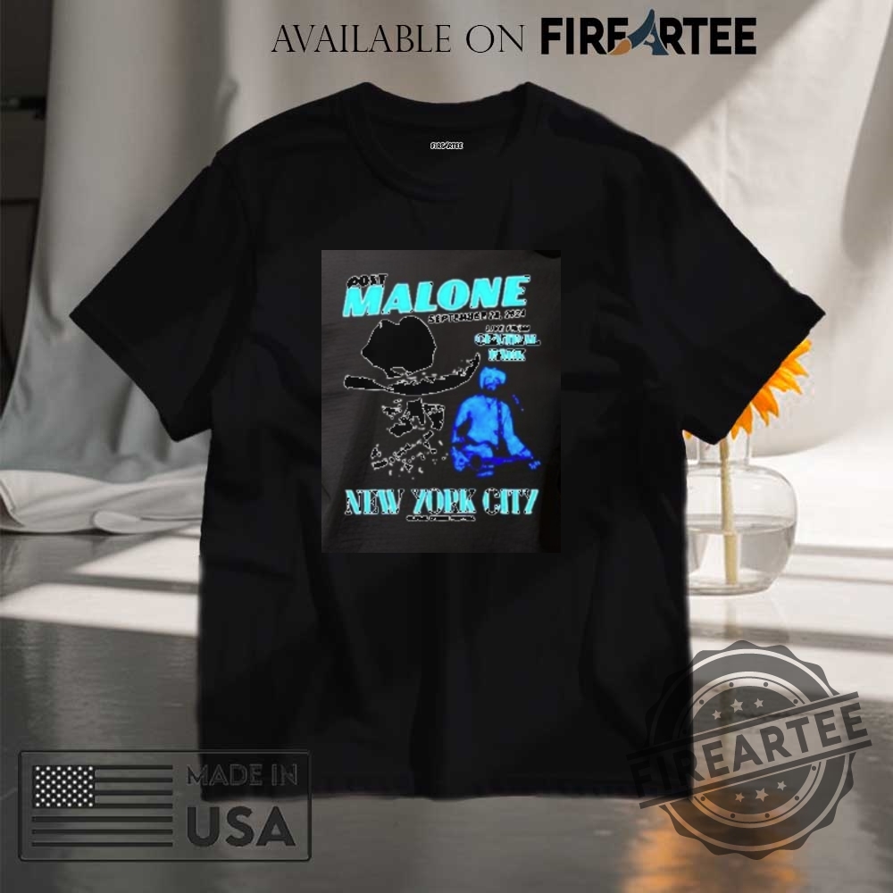 "Top Morgan Wallen Shirts: 2024-2025 Tour and Iconic Designs" 16 Post Malone New York City Concert Tshirt