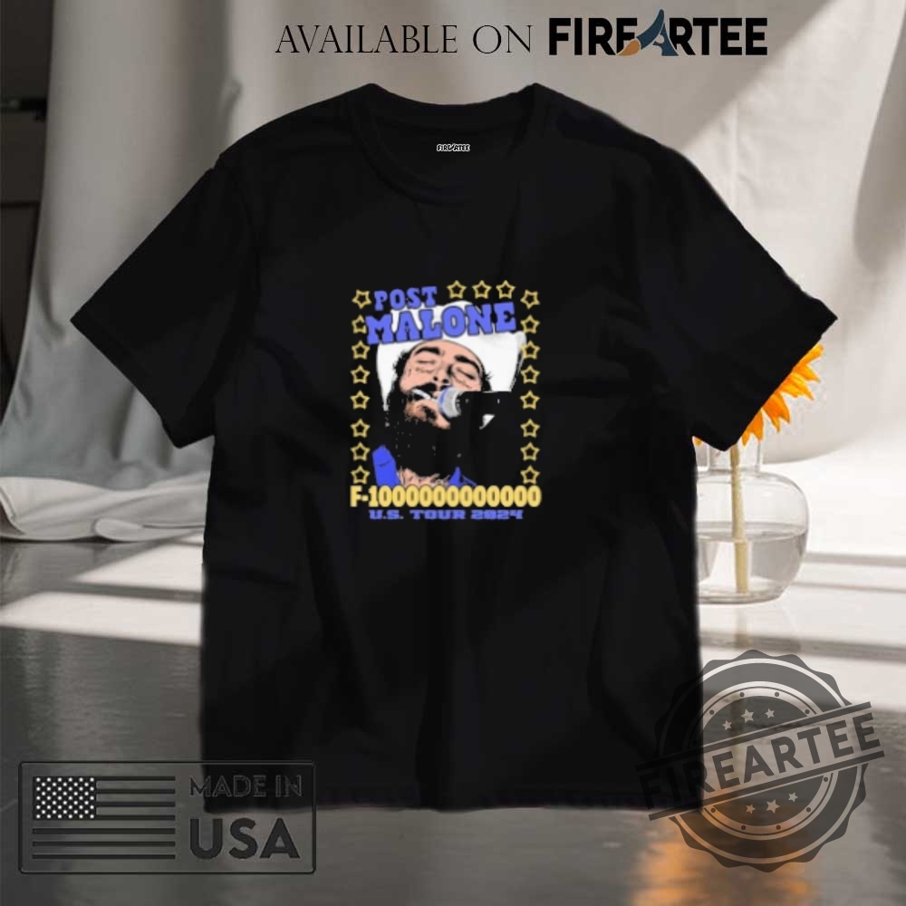 "Top Morgan Wallen Shirts: 2024-2025 Tour and Iconic Designs" 17 Post Malone F1 Trillion Tour Star Tshirt