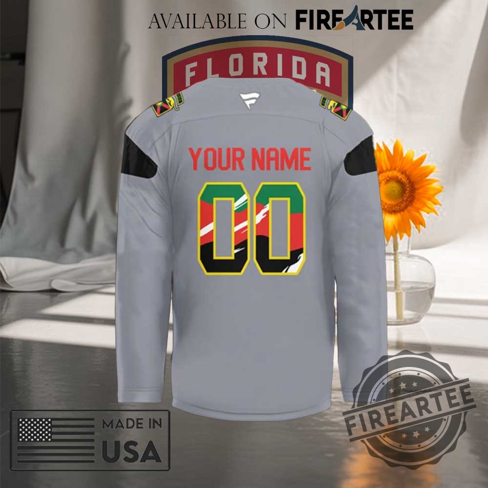 Florida Panthers Black History Month Custom Hockey Jersey 5 Florida Panthers Black History Month Custom Hockey Jersey