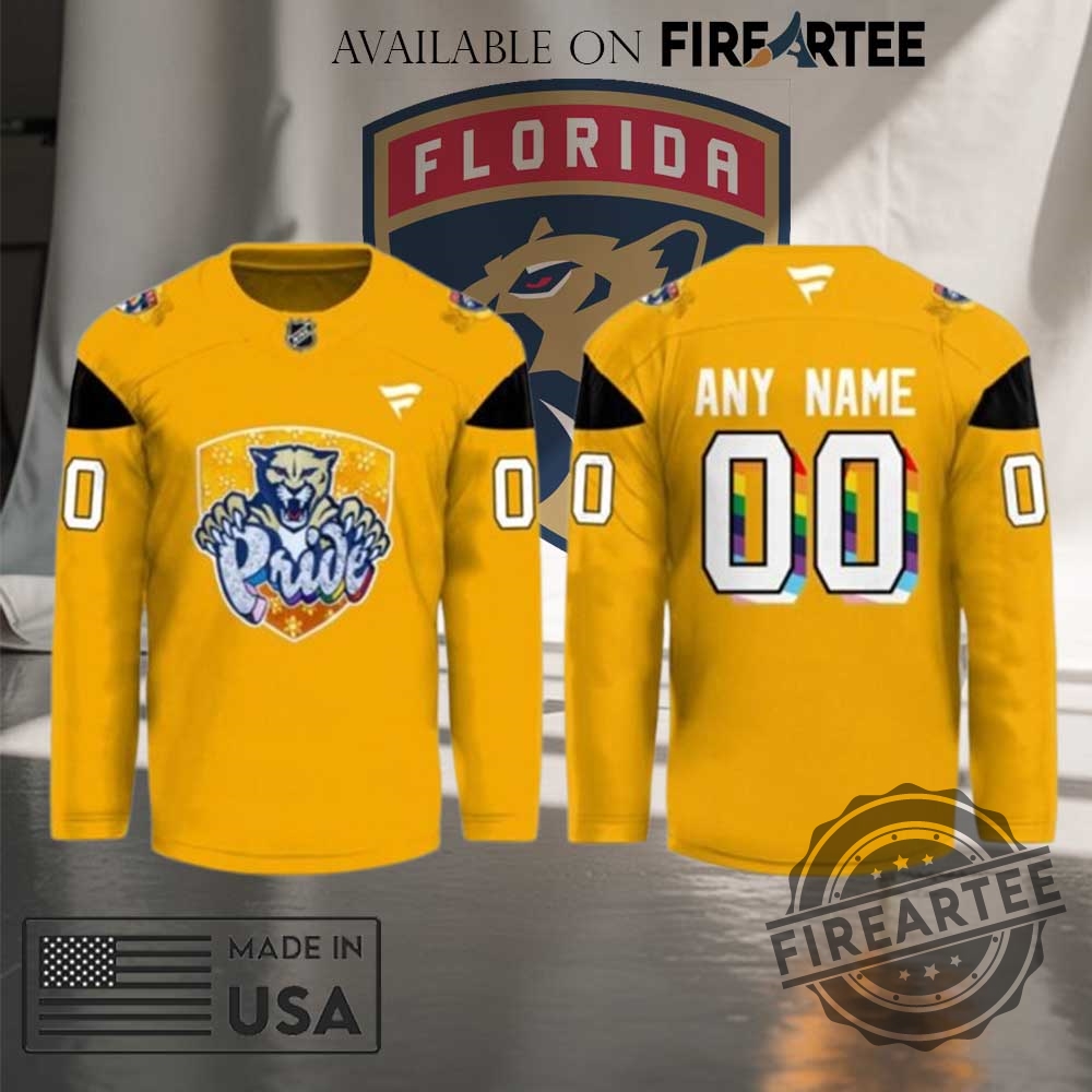 "Top 5 Unique Florida Panthers Jerseys: Personalized, Custom, and Limited Edition" 6 Nhl Florida Panthers Pride Night 2025 Hockey Jersey