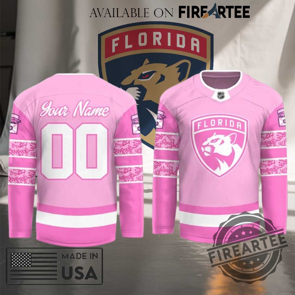 "Top 5 Unique Florida Panthers Jerseys: Personalized, Custom, and Limited Edition" 8 Florida Panthers Barbie Night 2025 Hockey Jersey