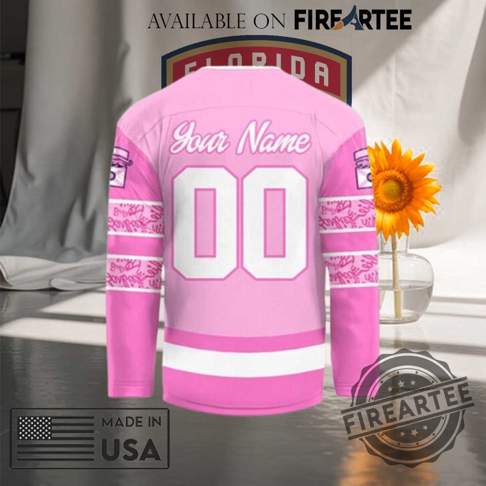 Florida Panthers Barbie Night 2025 Hockey Jersey 5 Florida Panthers Barbie Night 2025 Hockey Jersey