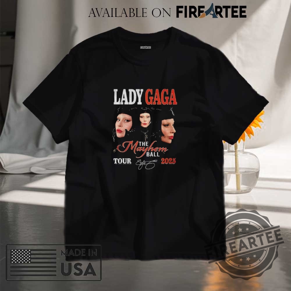 "Top 5 Must-Have Conan Gray Shirts: Perfect for Every Fan!" 9 Lady Gaga The Mayhem Ball Tour 2025 Signature Shirt