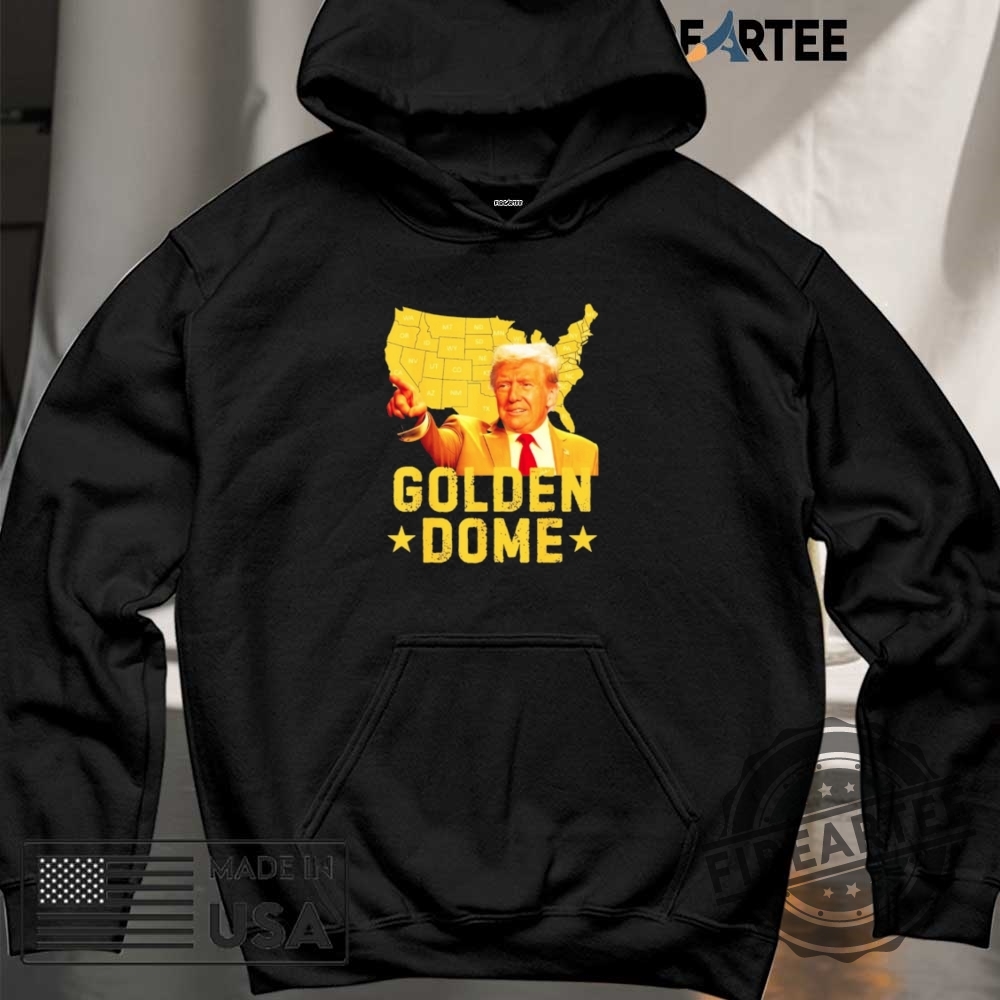 Golden Dome Trump Great American Map Patriotic 4Th Of July Shirt 6 Golden Dome Trump Great American Map Patriotic 4Th Of July Shirt
