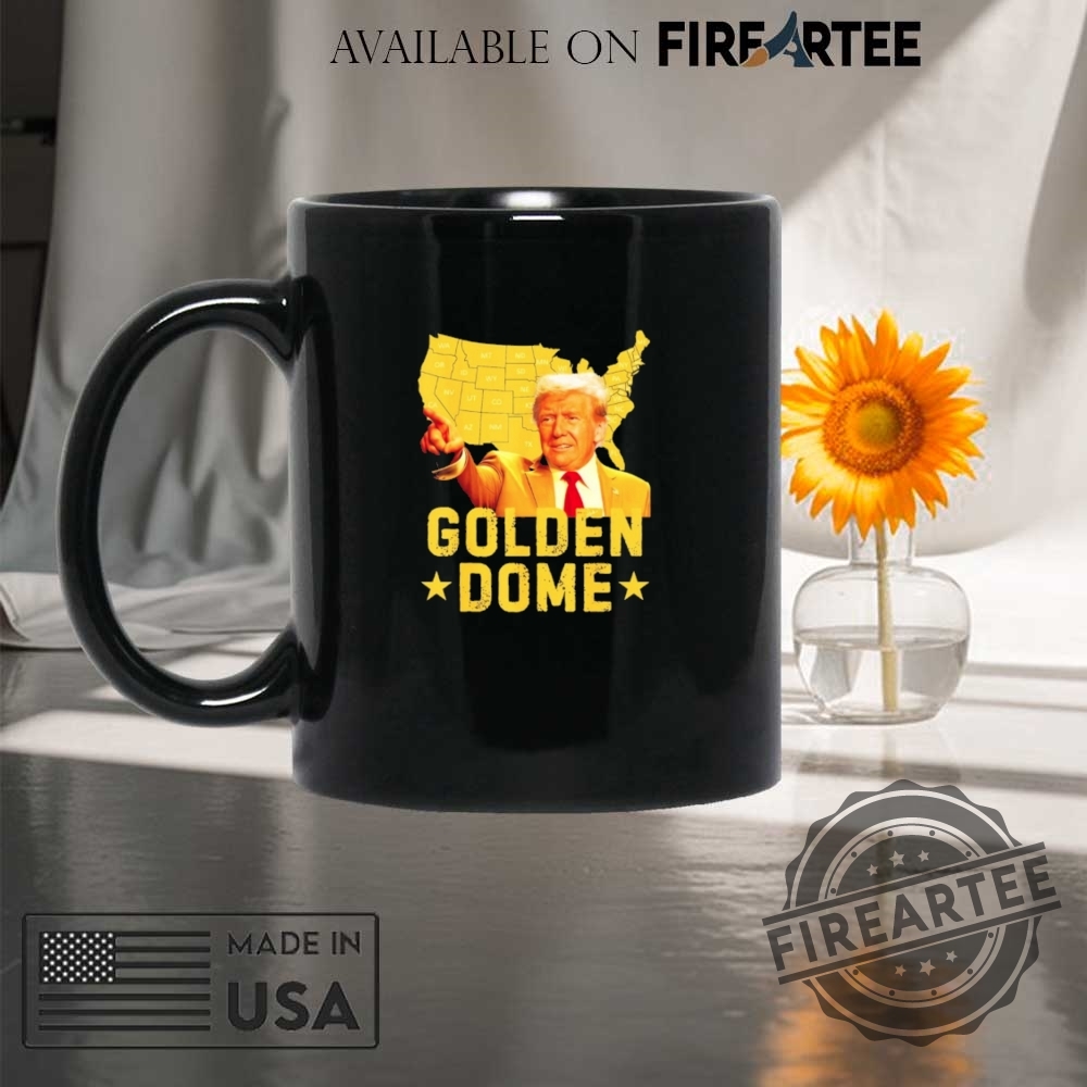 Golden Dome Trump Great American Map Patriotic 4Th Of July Shirt 8 Golden Dome Trump Great American Map Patriotic 4Th Of July Shirt