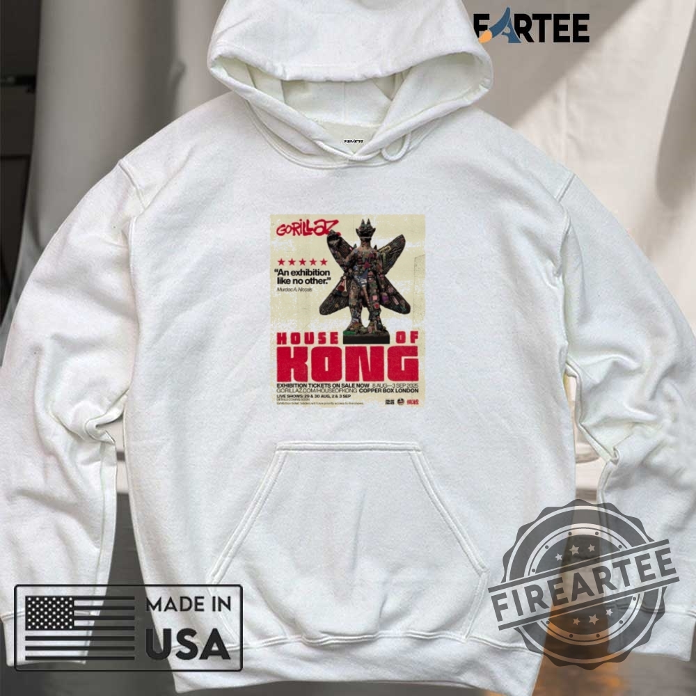 Gorillaz Opening House Of Kong For 25Th Anniversary 2025 Shirt 6 Gorillaz Opening House of Kong For 25th Anniversary 2025 Shirt