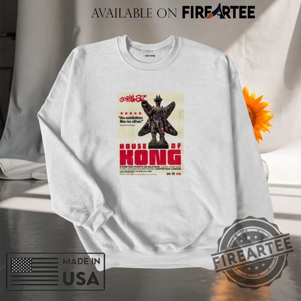 Gorillaz Opening House Of Kong For 25Th Anniversary 2025 Shirt 7 Gorillaz Opening House of Kong For 25th Anniversary 2025 Shirt