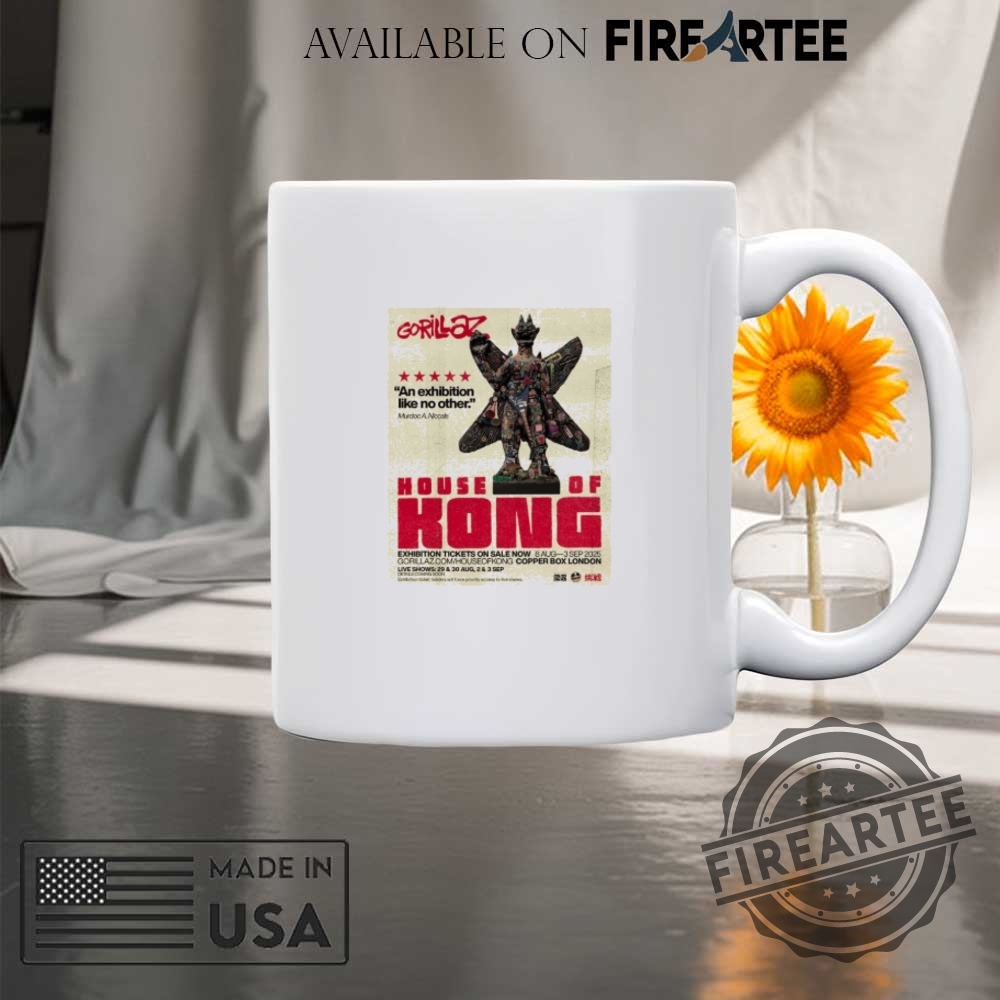 Gorillaz Opening House Of Kong For 25Th Anniversary 2025 Shirt 8 Gorillaz Opening House of Kong For 25th Anniversary 2025 Shirt