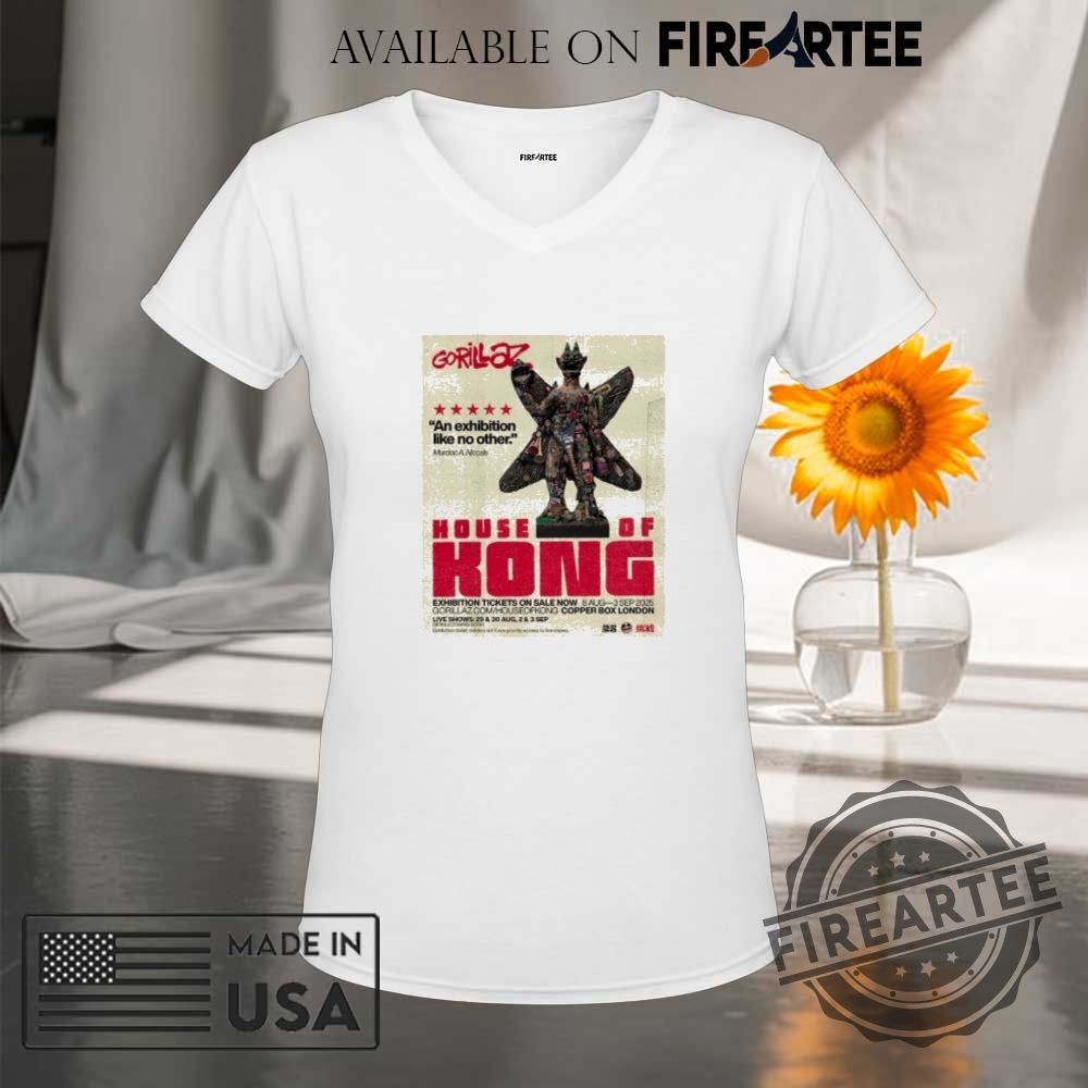 Gorillaz Opening House Of Kong For 25Th Anniversary 2025 Shirt 9 Gorillaz Opening House of Kong For 25th Anniversary 2025 Shirt