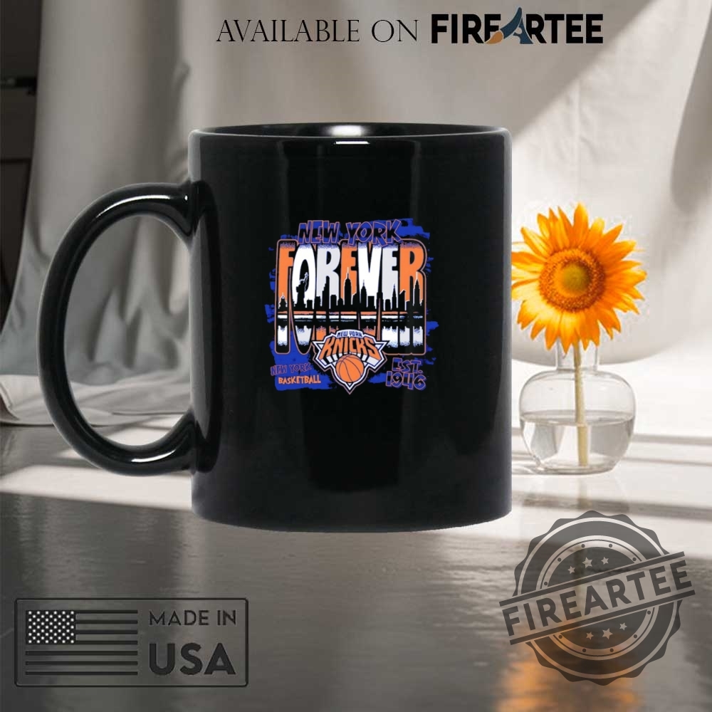 New York Knicks Forever Basketball Skyline Est 1946 Shirt 5 New York Knicks Forever Basketball skyline est 1946 shirt
