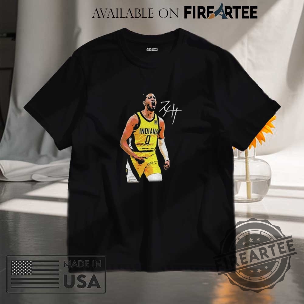 "Top 5 Must-Have 2025 Basketball Shirts for NBA Fans" 11 Tyrese Haliburton Indiana Pacers Nba Basketball Signature Shirt
