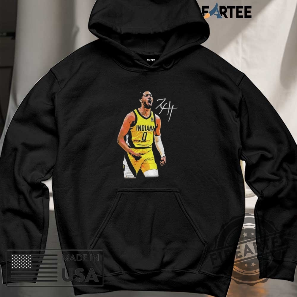 Tyrese Haliburton Indiana Pacers Nba Basketball Signature Shirt 6 Tyrese Haliburton Indiana Pacers NBA Basketball signature shirt