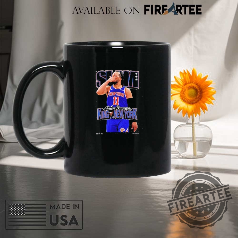 Slam 256 Cover Tee Jalen Brunson King Of New York New York Knicks Nba 2025 Shirt 8 Slam 256 Cover Tee Jalen Brunson King Of New York New York Knicks NBA 2025 Shirt